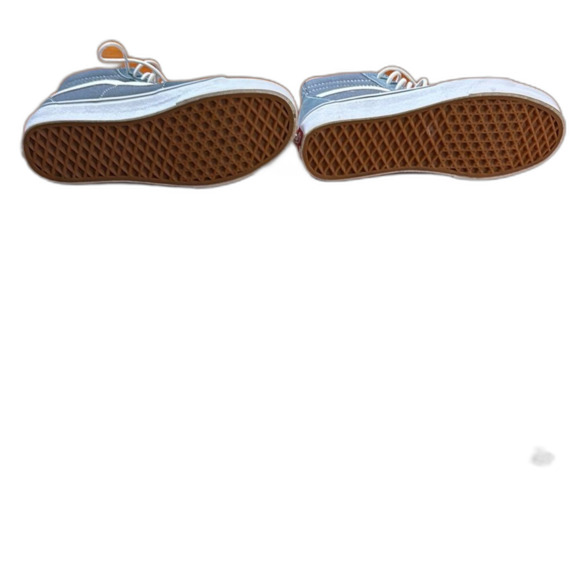 NWOT Vans Gray and White Off The Wall High-Top Sneakers - Picture 4 of 8